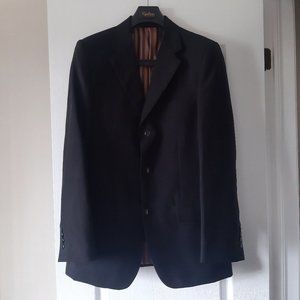 Gigliano Men Black Oversized Suits with Pants: Styled in Italy R36 W29